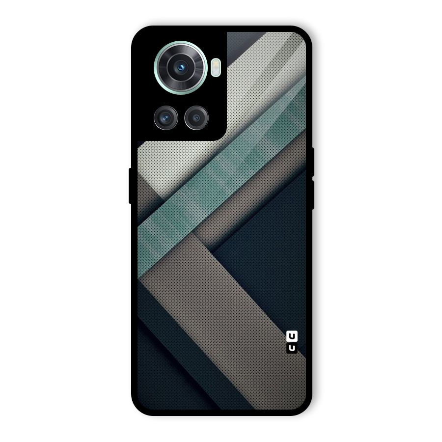Dark Stripes Glass Back Case for OnePlus 10R