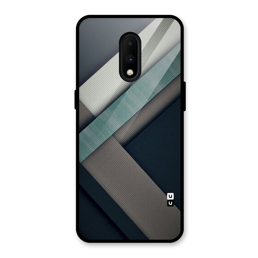 Dark Stripes Glass Back Case for OnePlus 7