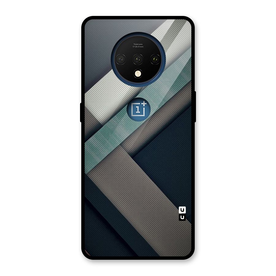 Dark Stripes Glass Back Case for OnePlus 7T