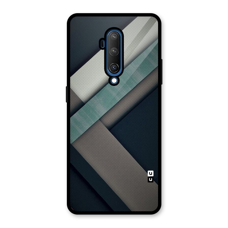Dark Stripes Glass Back Case for OnePlus 7T Pro