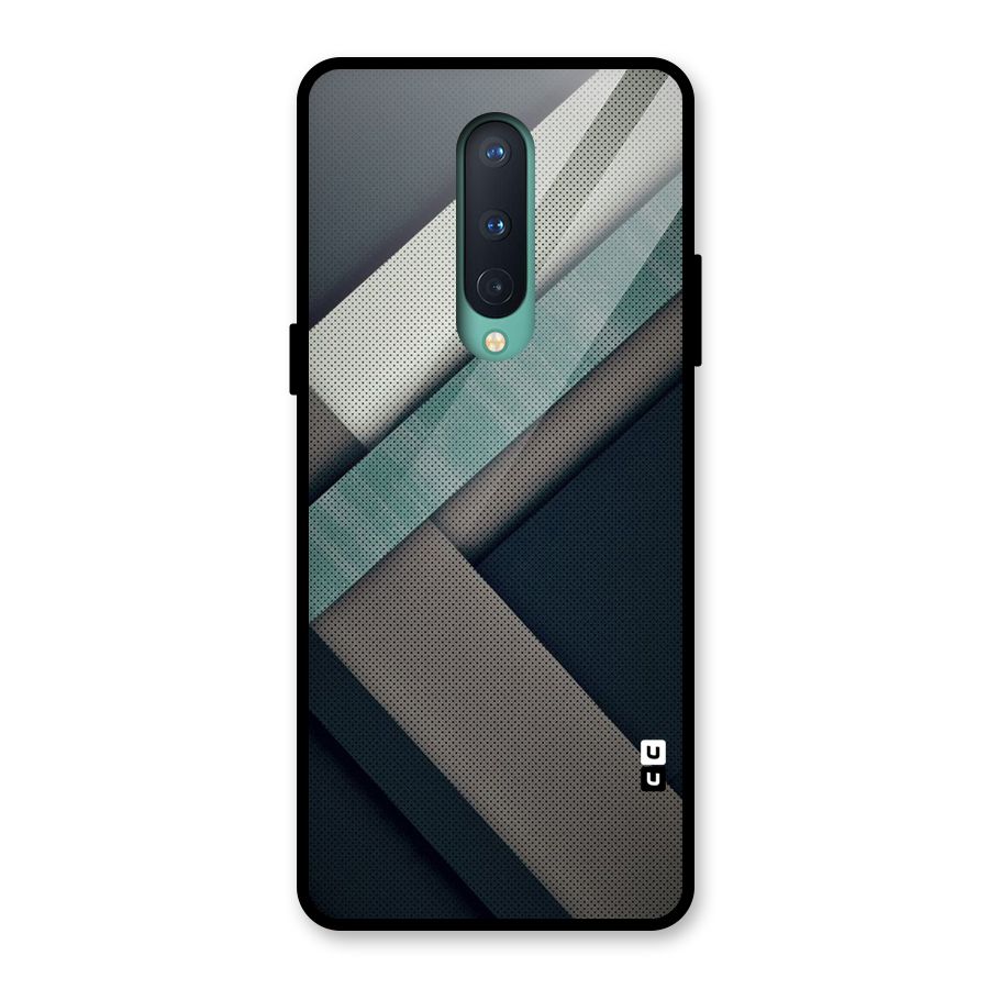Dark Stripes Glass Back Case for OnePlus 8
