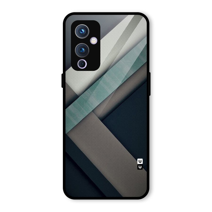 Dark Stripes Glass Back Case for OnePlus 9
