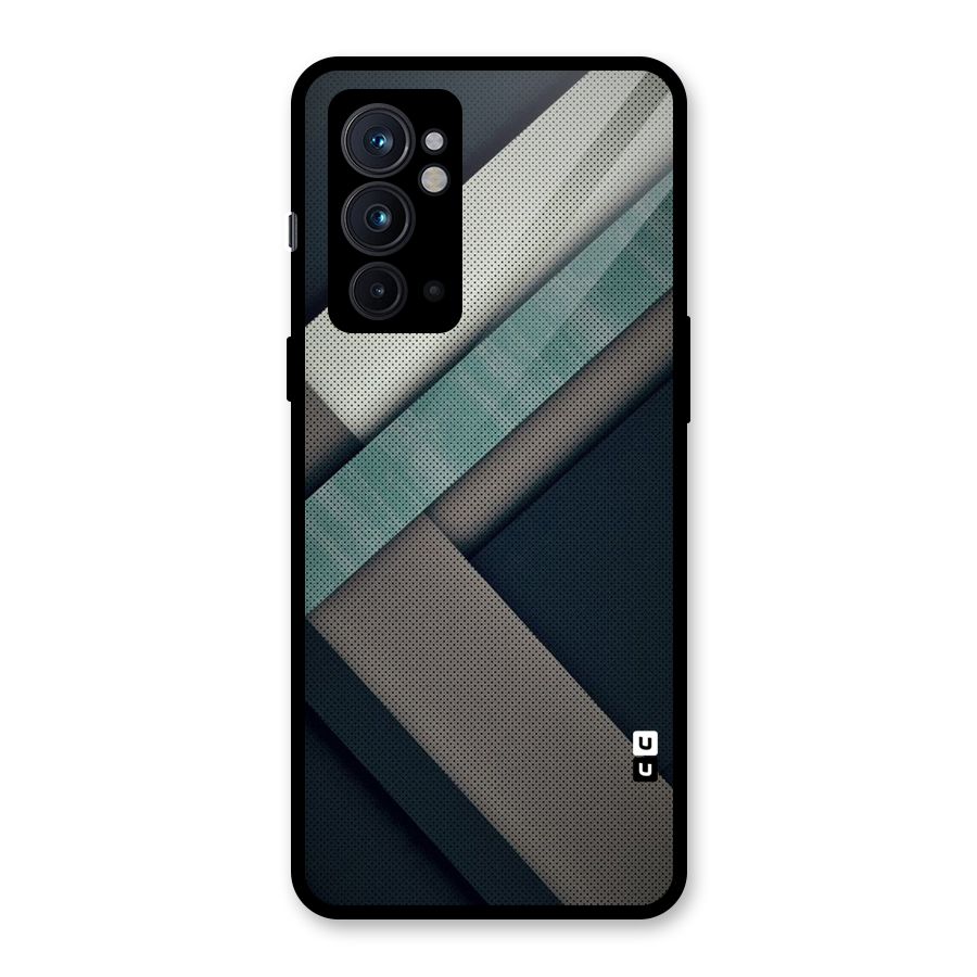 Dark Stripes Glass Back Case for OnePlus 9RT 5G