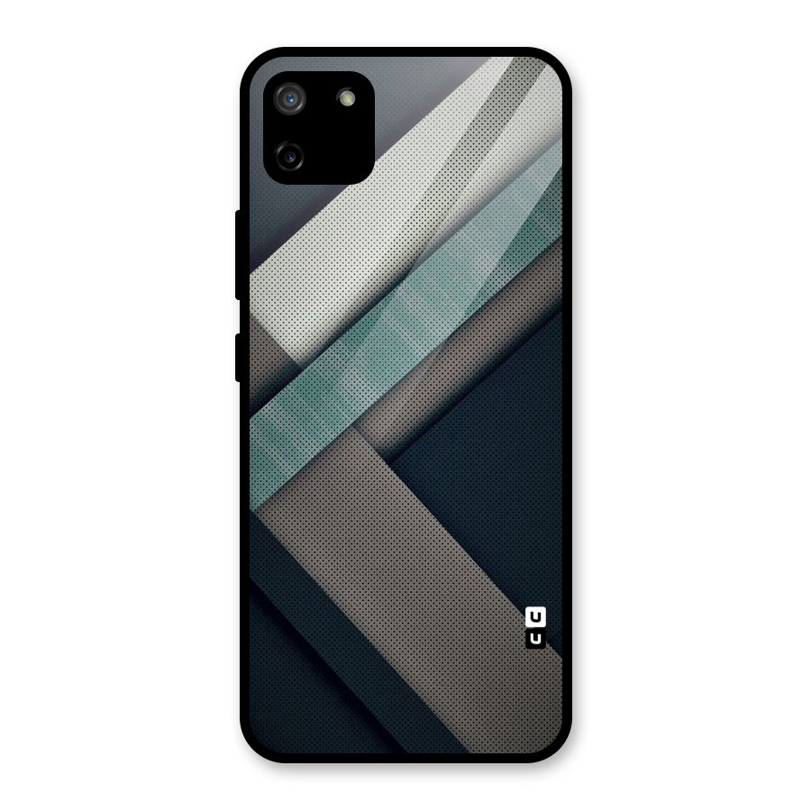 Dark Stripes Glass Back Case for Realme C11