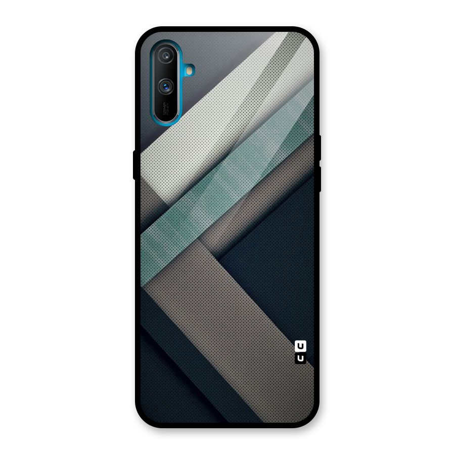 Dark Stripes Glass Back Case for Realme C3