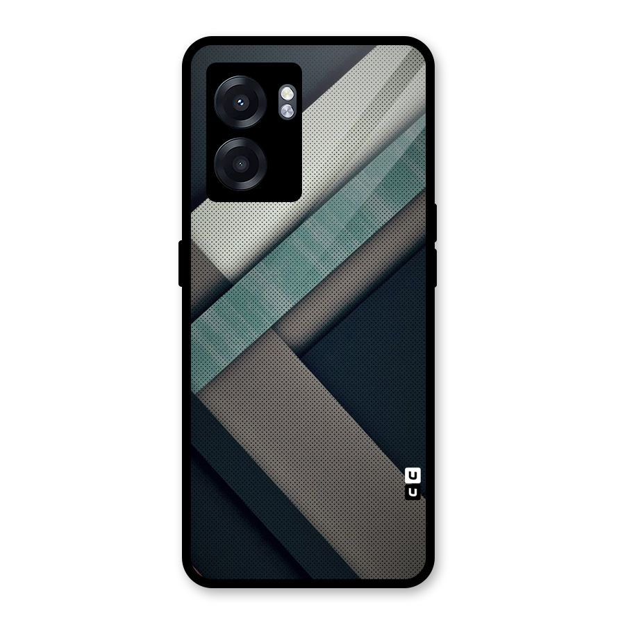 Dark Stripes Glass Back Case for Realme Narzo 50 5G