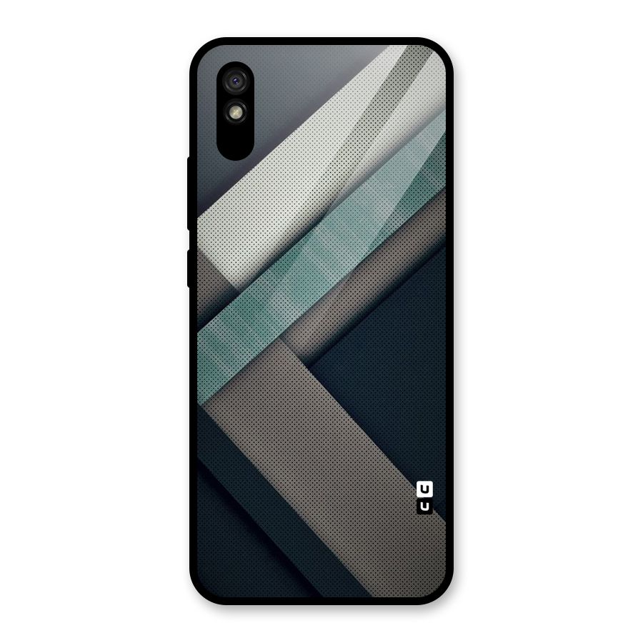 Dark Stripes Glass Back Case for Redmi 9A