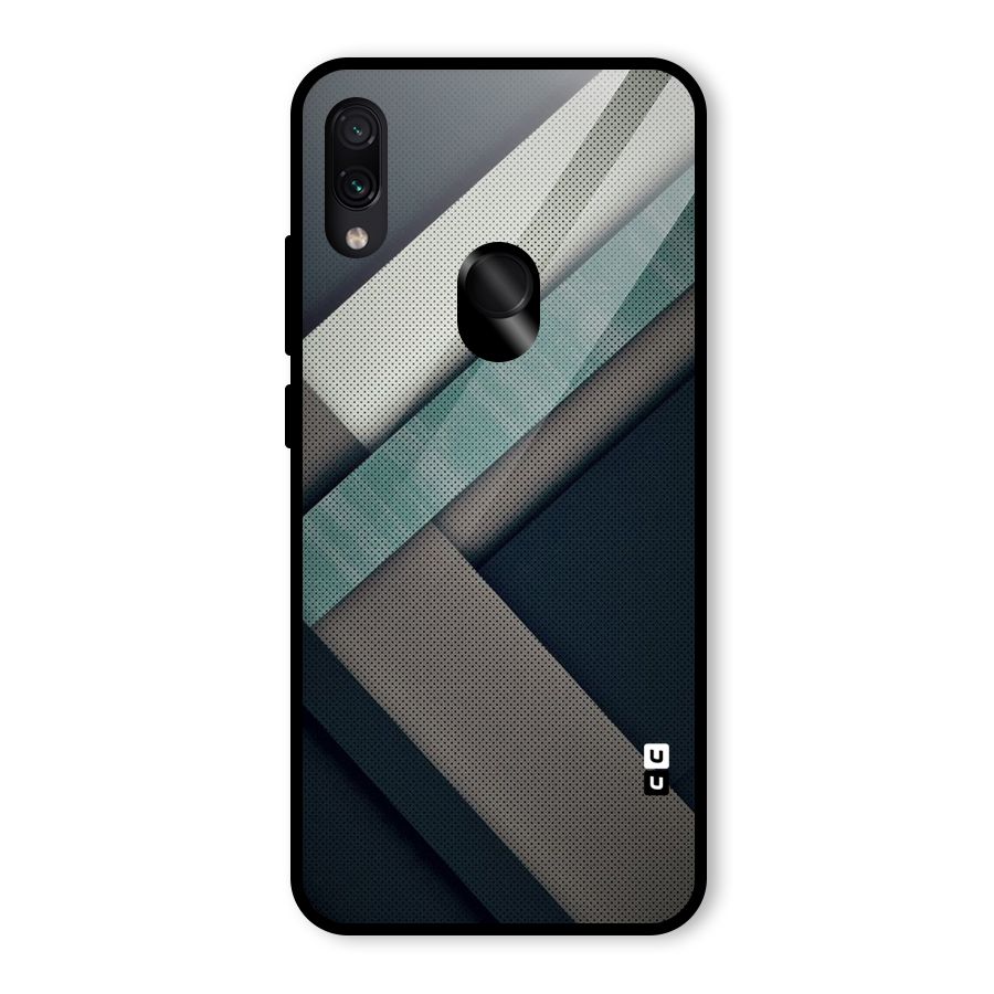 Dark Stripes Glass Back Case for Redmi Note 7 Pro