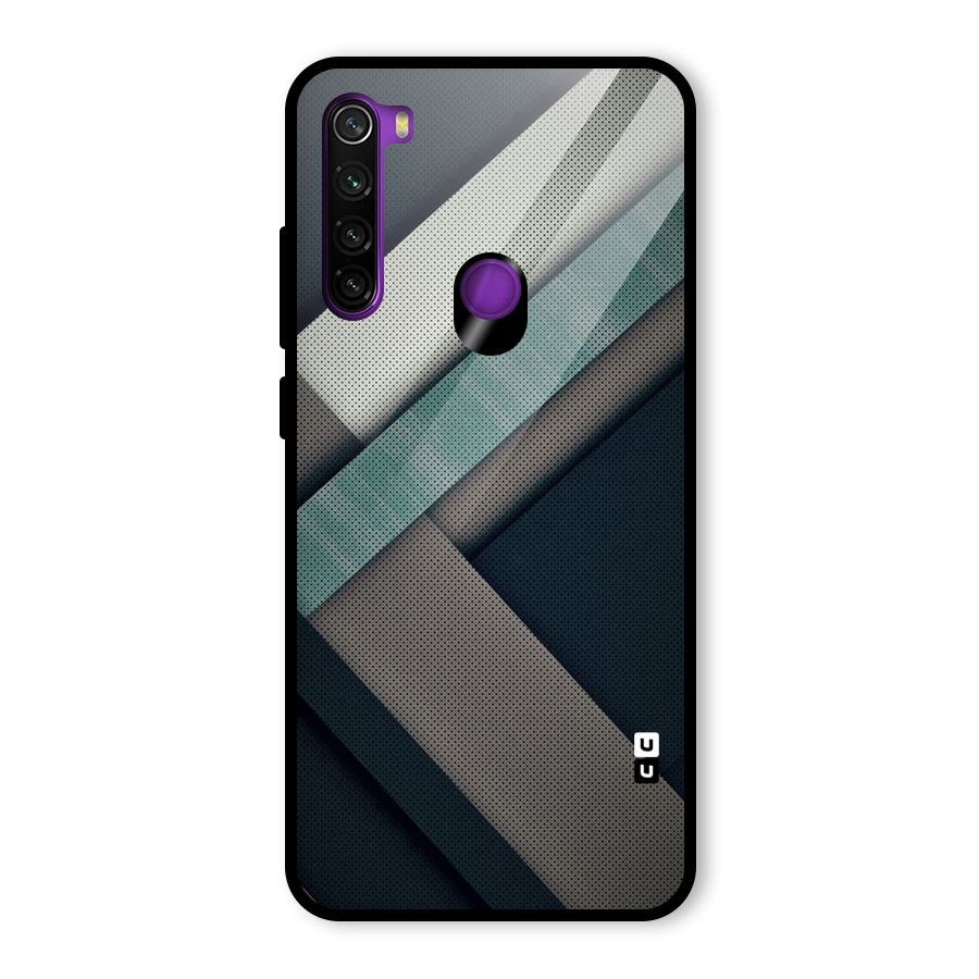 Dark Stripes Glass Back Case for Redmi Note 8