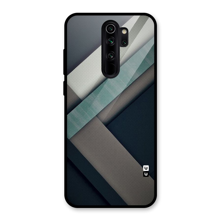 Dark Stripes Glass Back Case for Redmi Note 8 Pro
