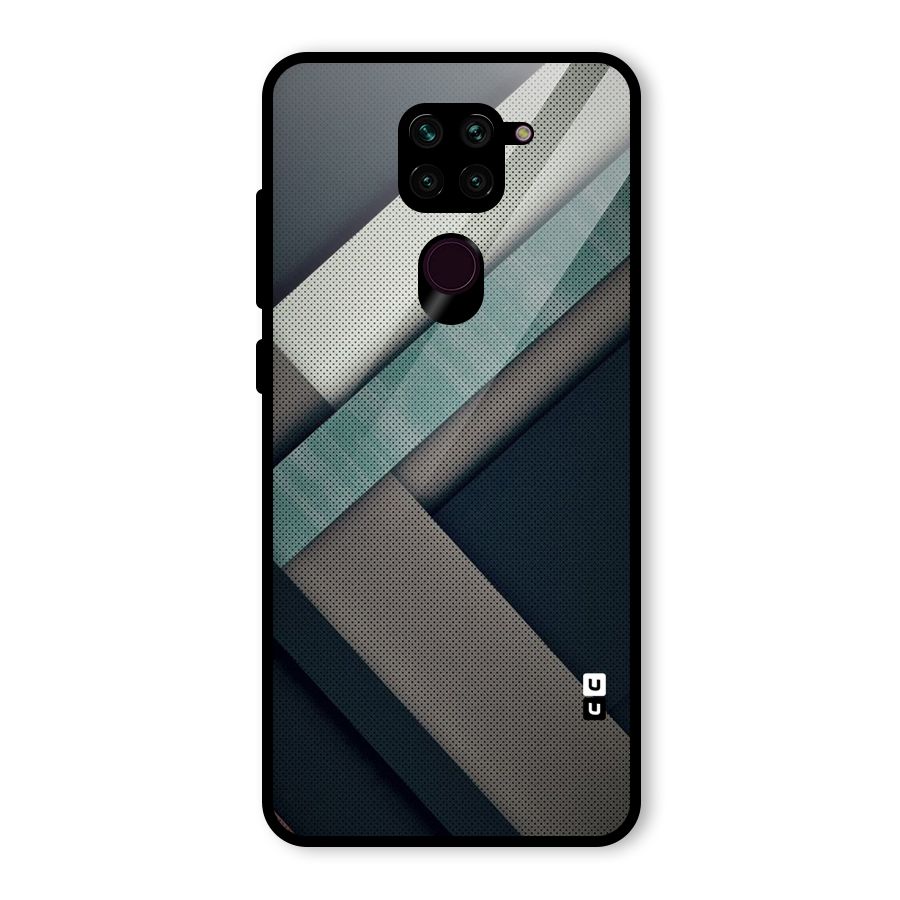 Dark Stripes Glass Back Case for Redmi Note 9