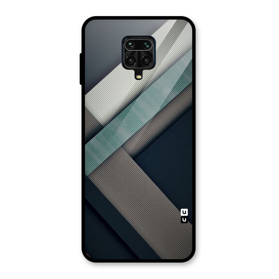 Dark Stripes Glass Back Case for Redmi Note 9 Pro Max