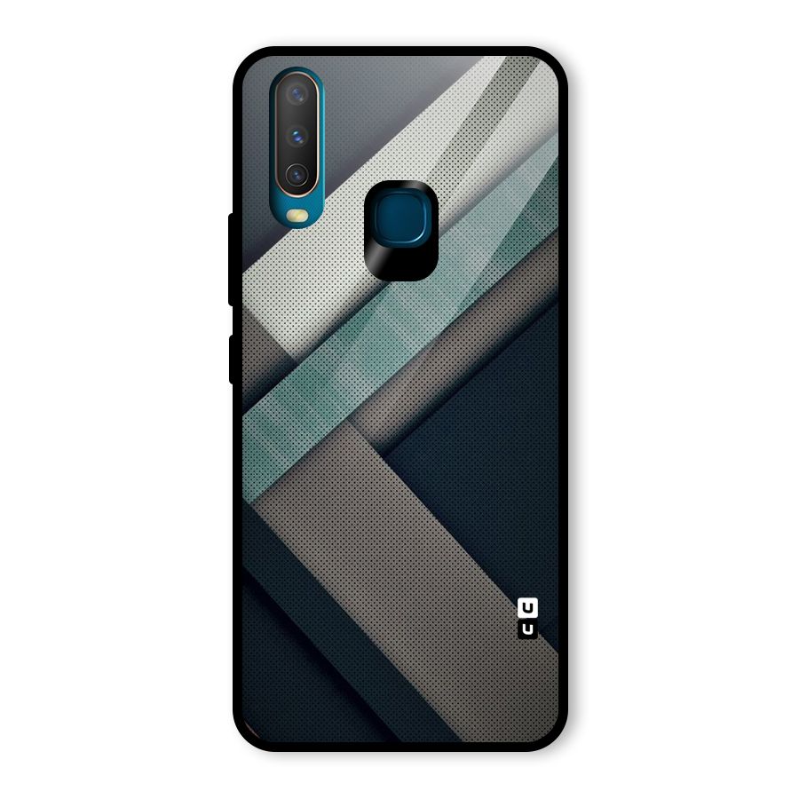 Dark Stripes Glass Back Case for Vivo U10