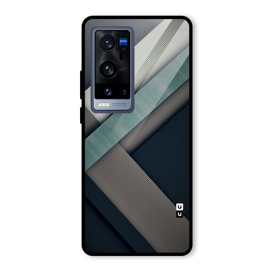 Dark Stripes Glass Back Case for Vivo X60 Pro Plus