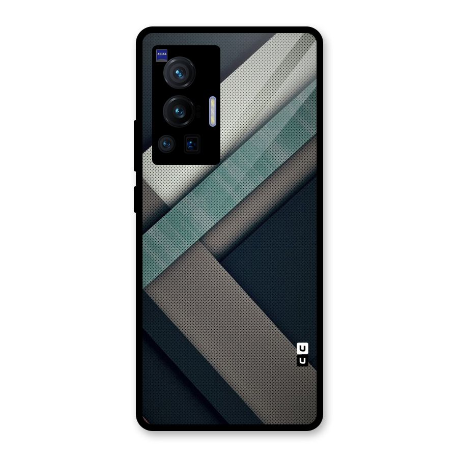 Dark Stripes Glass Back Case for Vivo X70 Pro