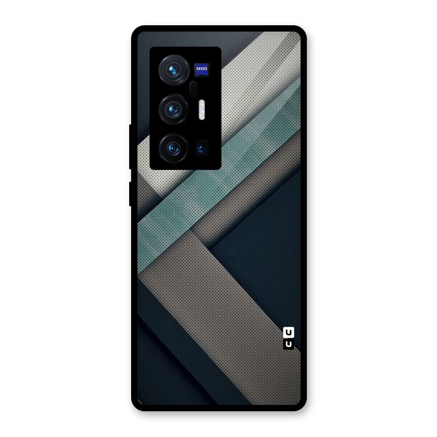 Dark Stripes Glass Back Case for Vivo X70 Pro Plus