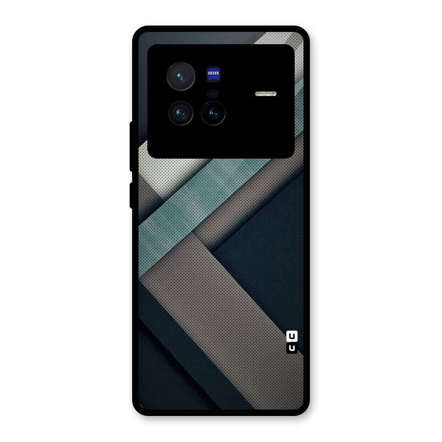 Dark Stripes Glass Back Case for Vivo X80