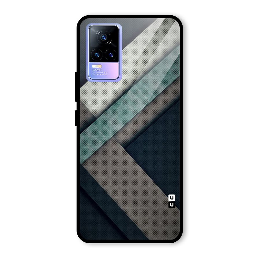 Dark Stripes Glass Back Case for Vivo Y73