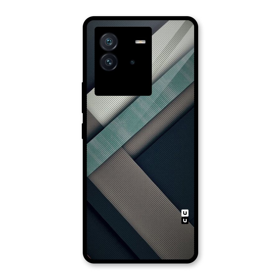 Dark Stripes Glass Back Case for Vivo iQOO Neo 6 5G