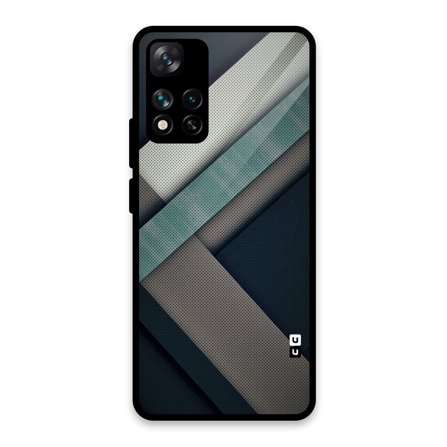 Dark Stripes Glass Back Case for Xiaomi 11i 5G