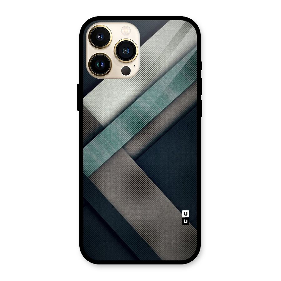 Dark Stripes Glass Back Case for iPhone 13 Pro Max