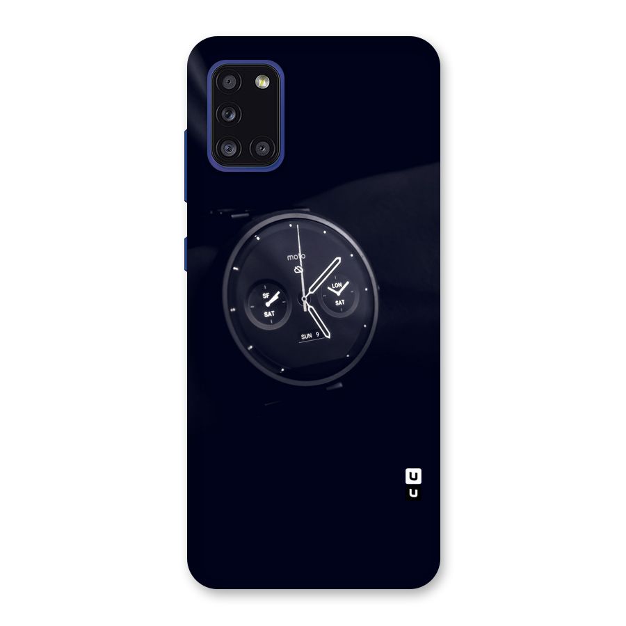 Dark Watch Back Case for Galaxy A31