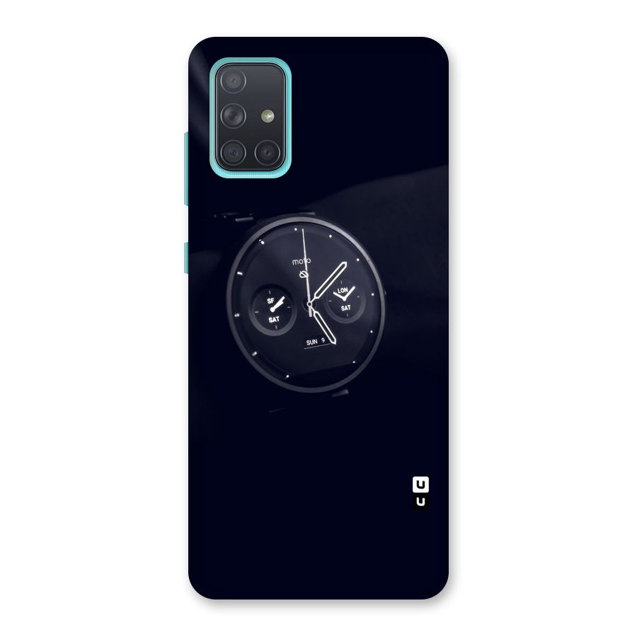 Dark Watch Back Case for Galaxy A71