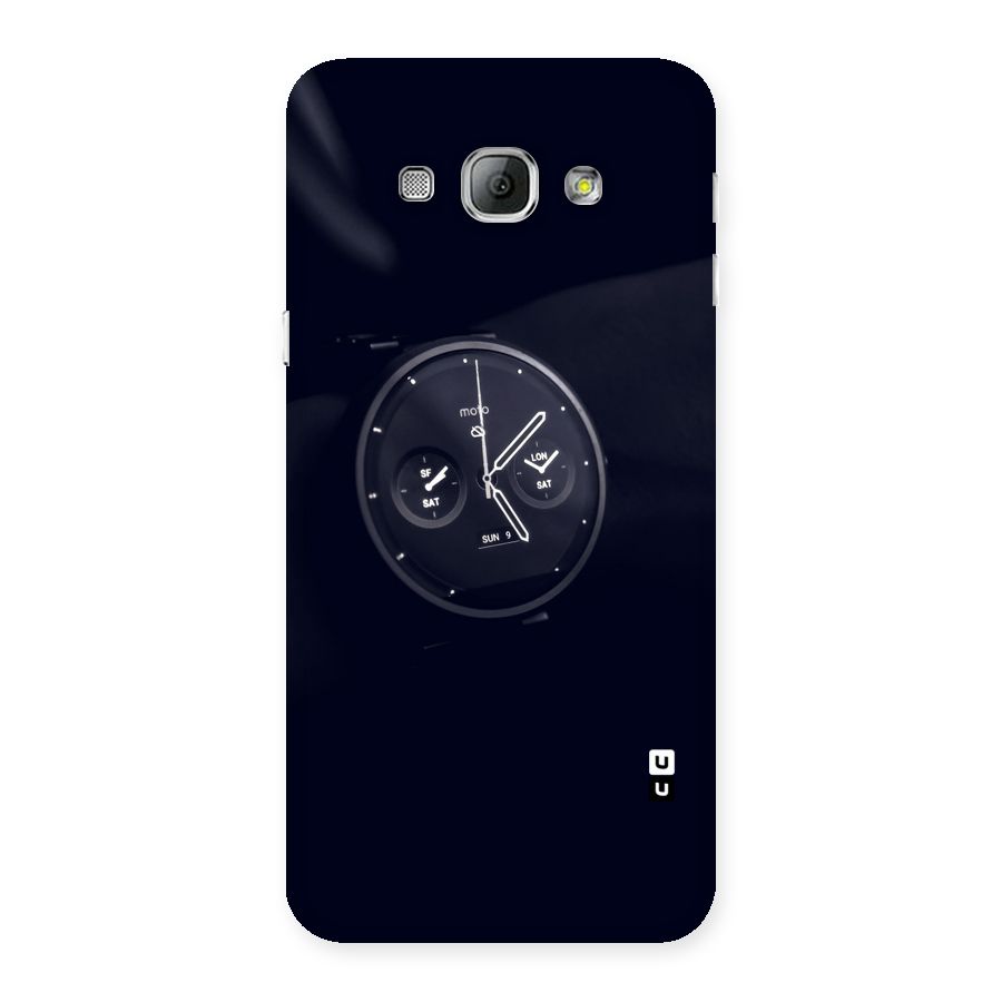 Dark Watch Back Case for Galaxy A8