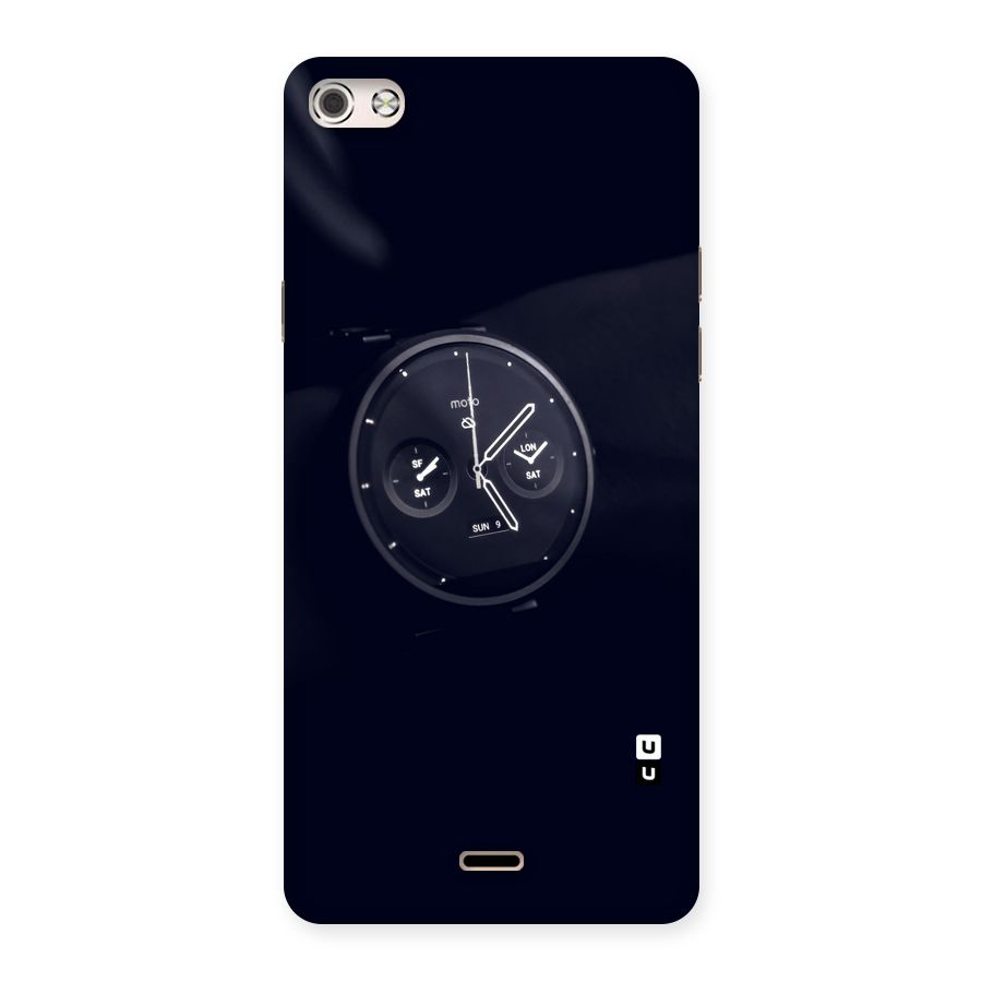 Dark Watch Back Case for Micromax Canvas Silver 5