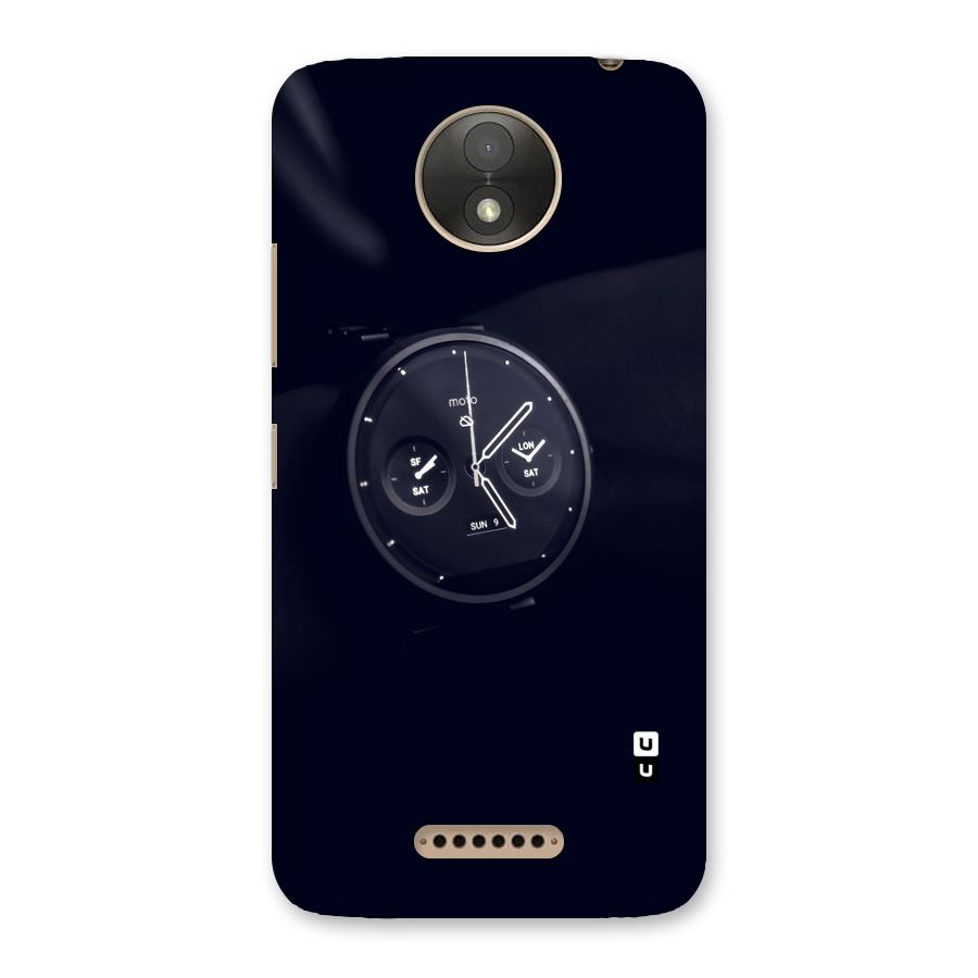 Dark Watch Back Case for Moto C Plus