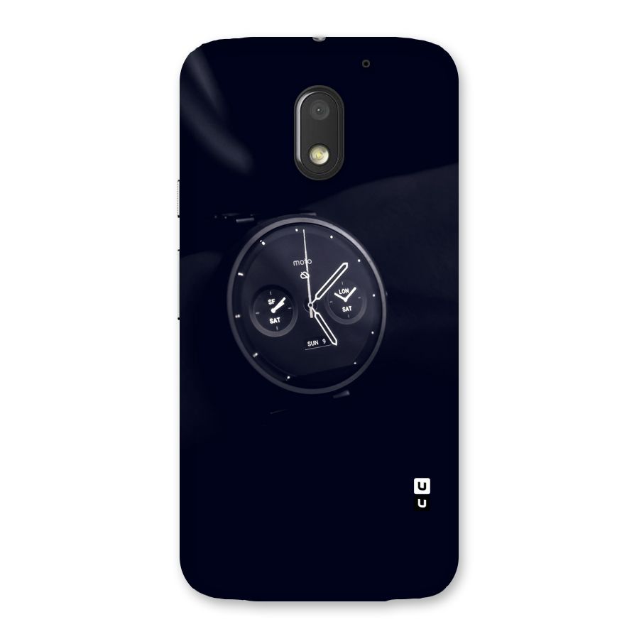 Dark Watch Back Case for Moto E3 Power