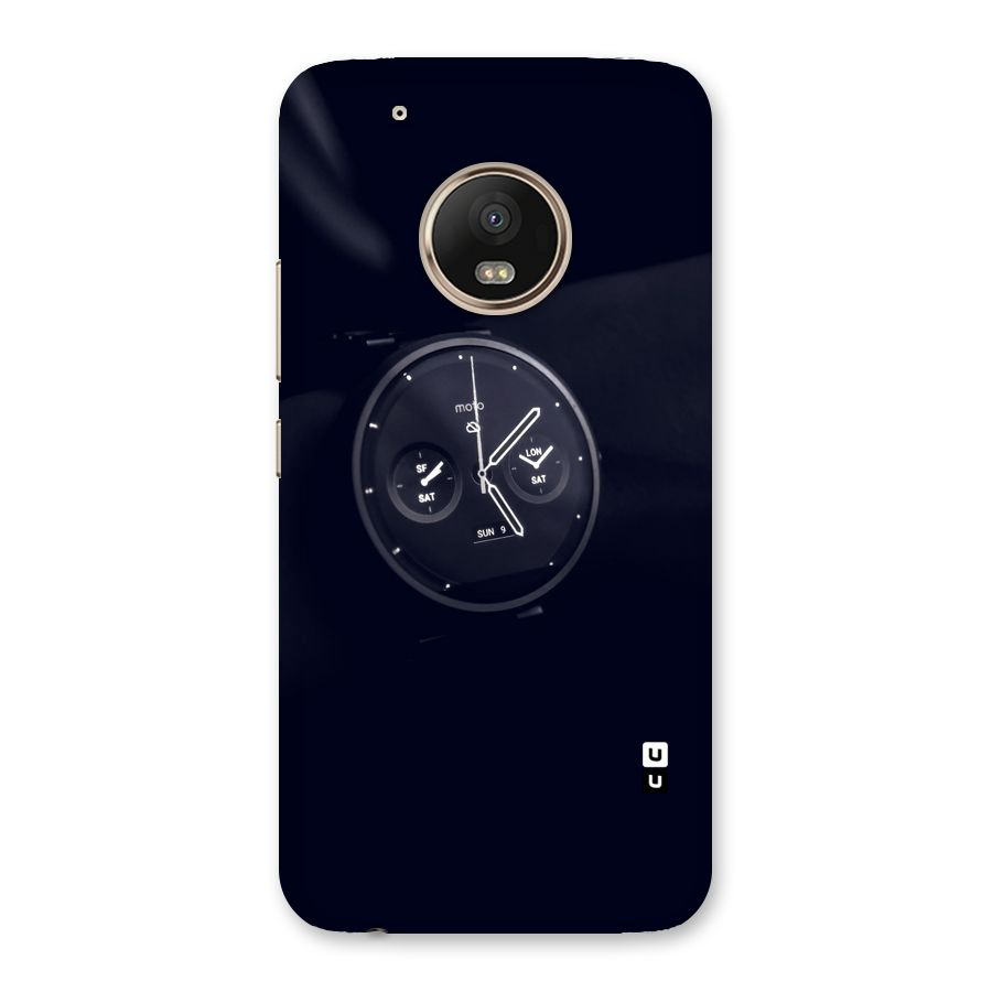 Dark Watch Back Case for Moto G5 Plus