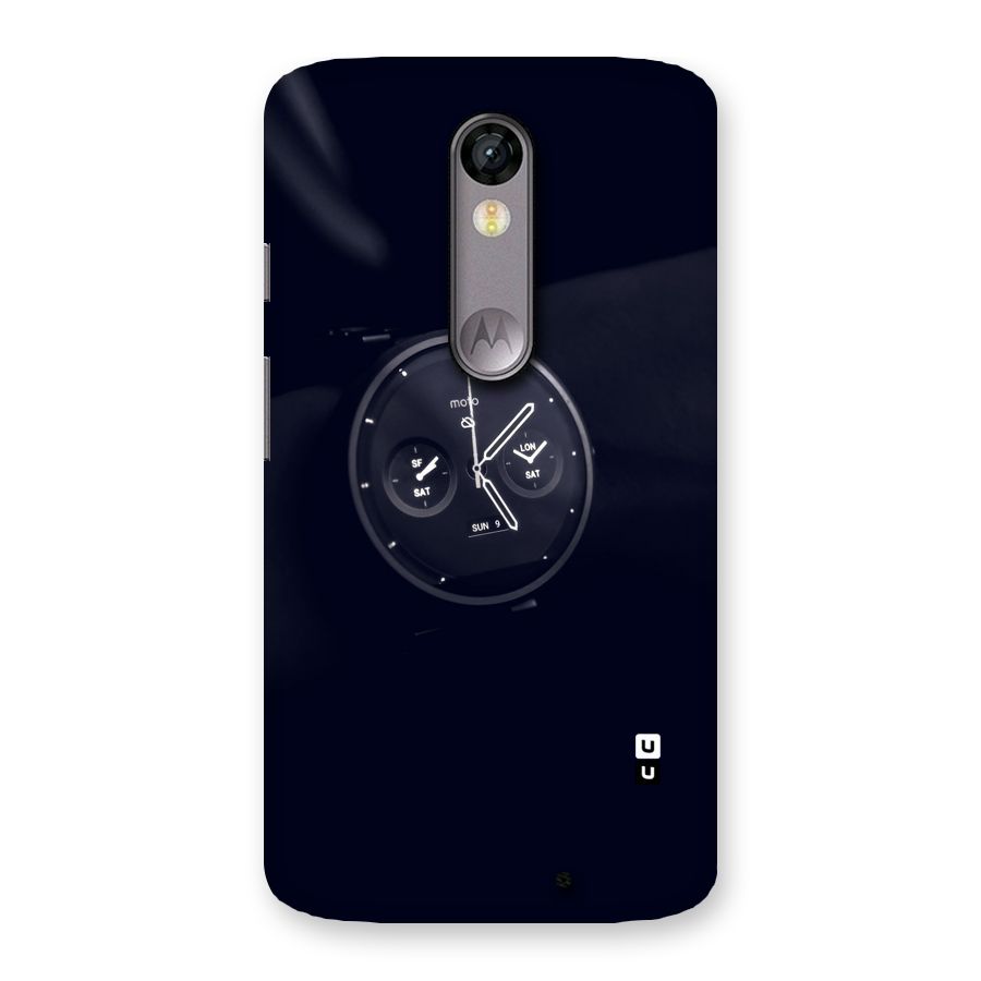 Dark Watch Back Case for Moto X Force