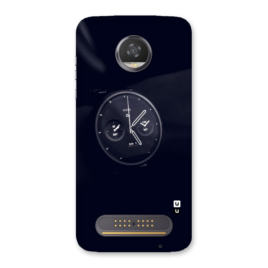 Dark Watch Back Case for Moto Z2 Play