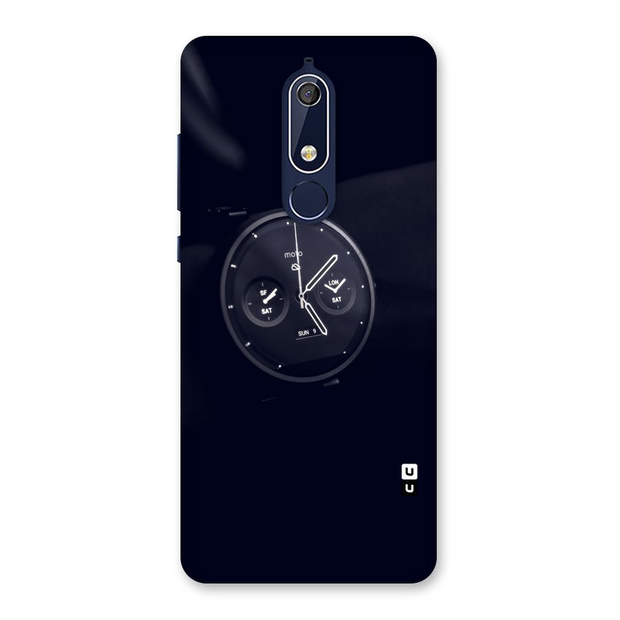 Dark Watch Back Case for Nokia 5.1