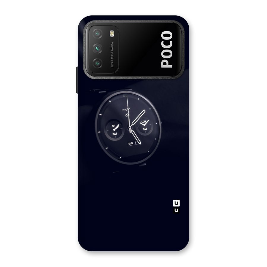 Dark Watch Back Case for Poco M3