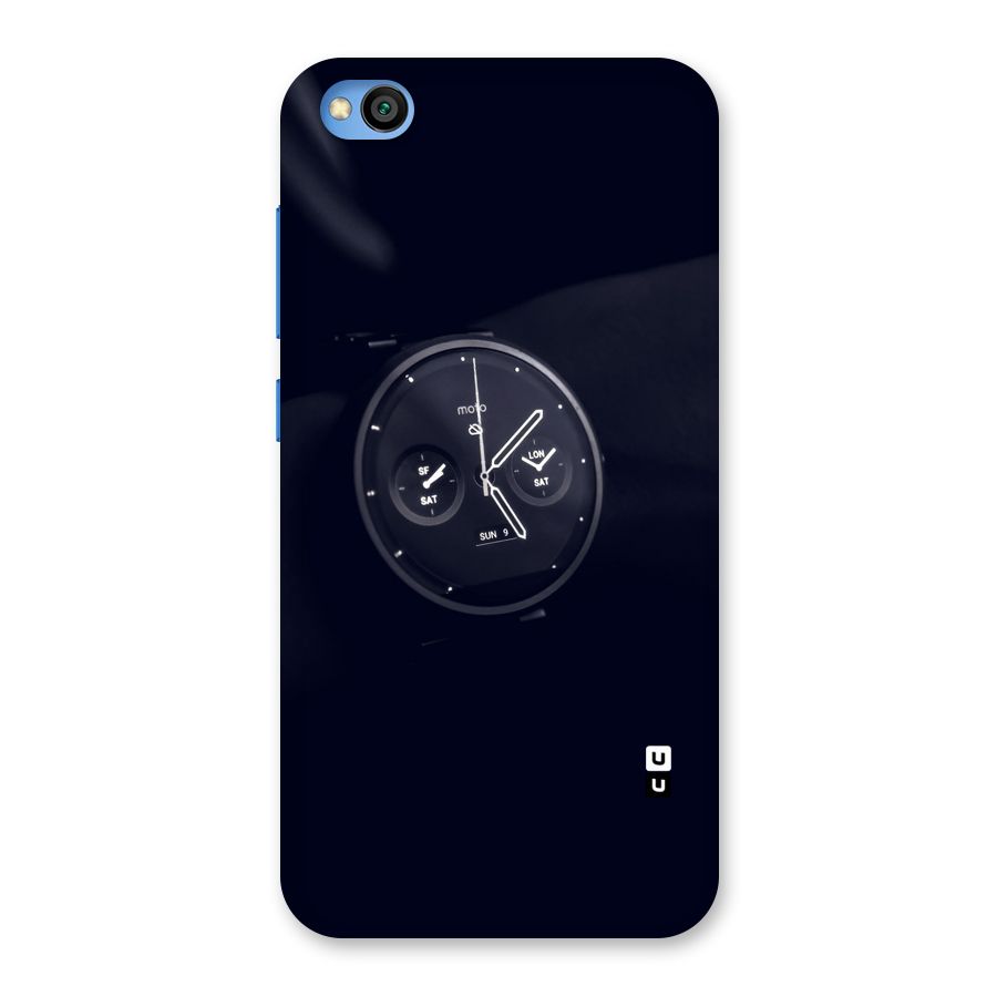 Dark Watch Back Case for Redmi Go