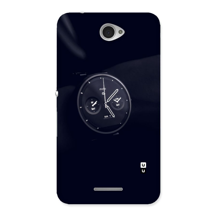 Dark Watch Back Case for Sony Xperia E4