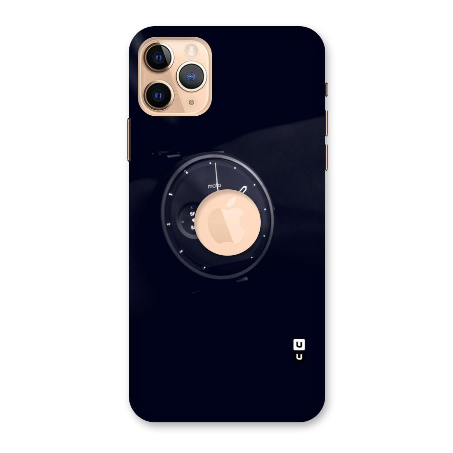 Dark Watch Back Case for iPhone 11 Pro Max Logo Cut