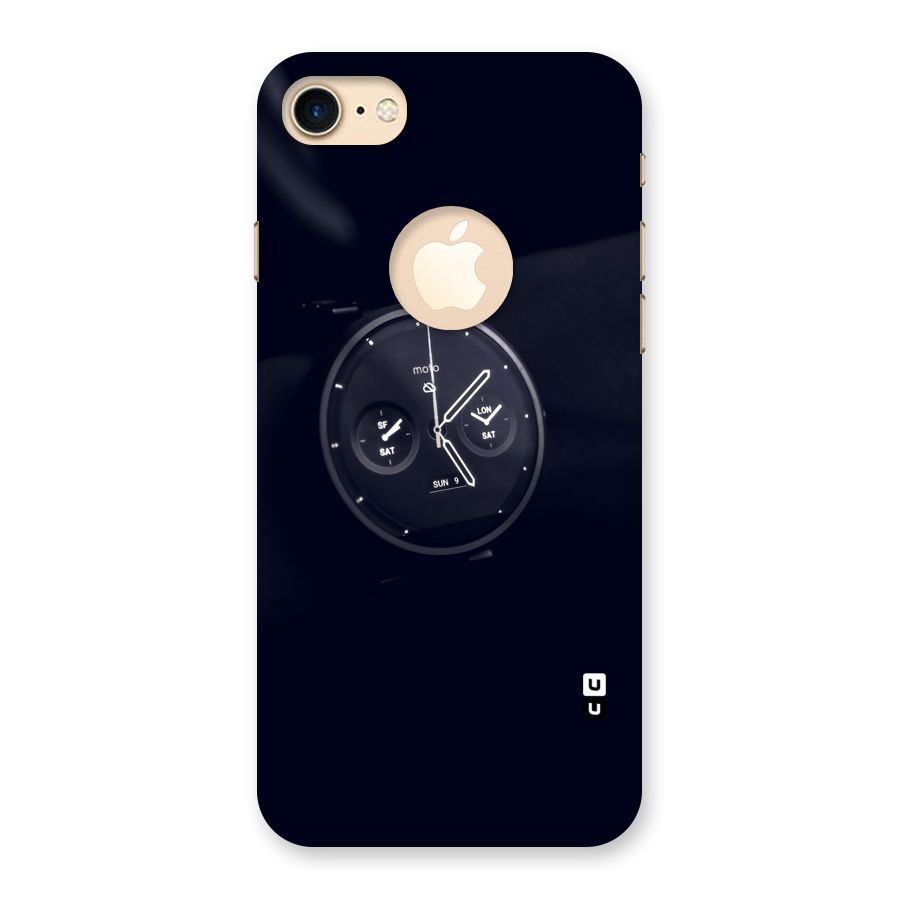 Dark Watch Back Case for iPhone 7 Logo Cut