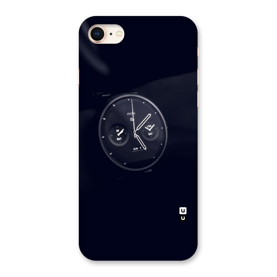 Dark Watch Back Case for iPhone 8