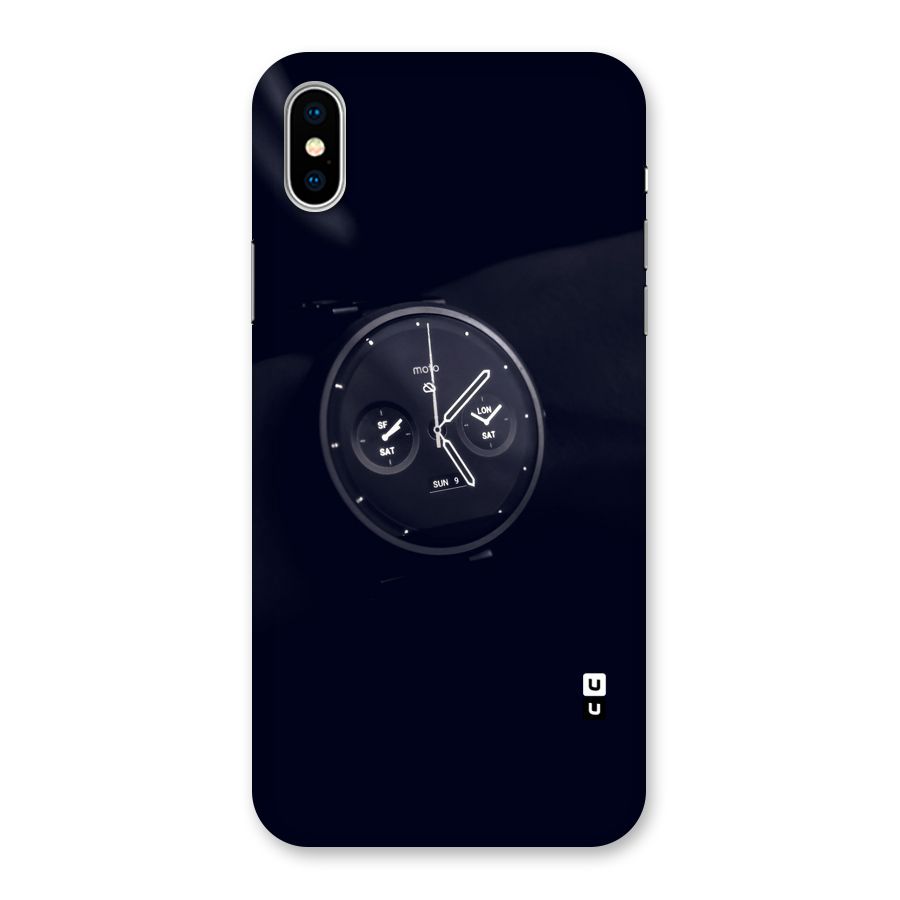 Dark Watch Back Case for iPhone XS
