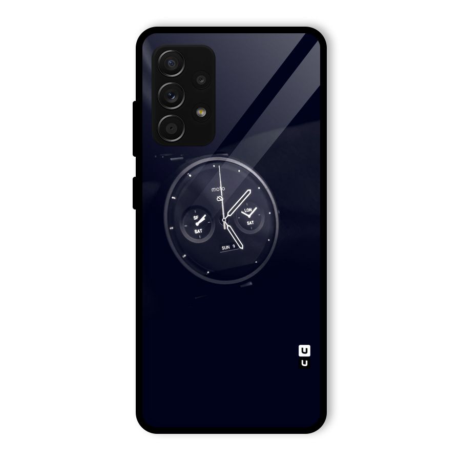 Dark Watch Glass Back Case for Galaxy A53 5G