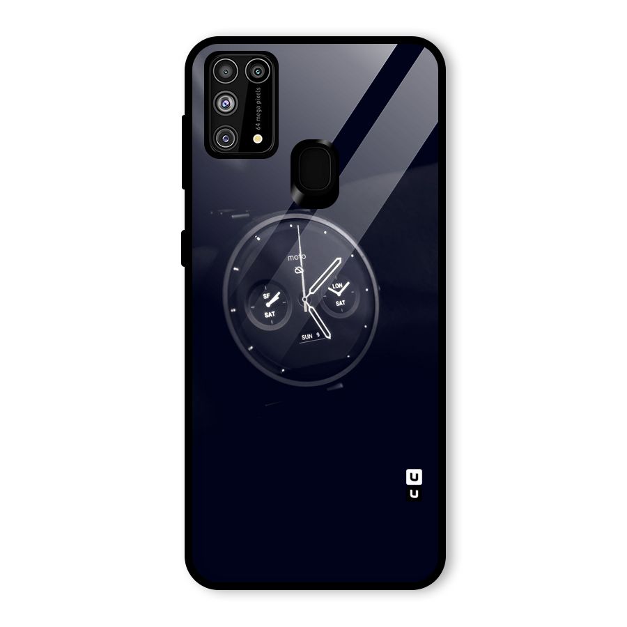 Dark Watch Glass Back Case for Galaxy F41