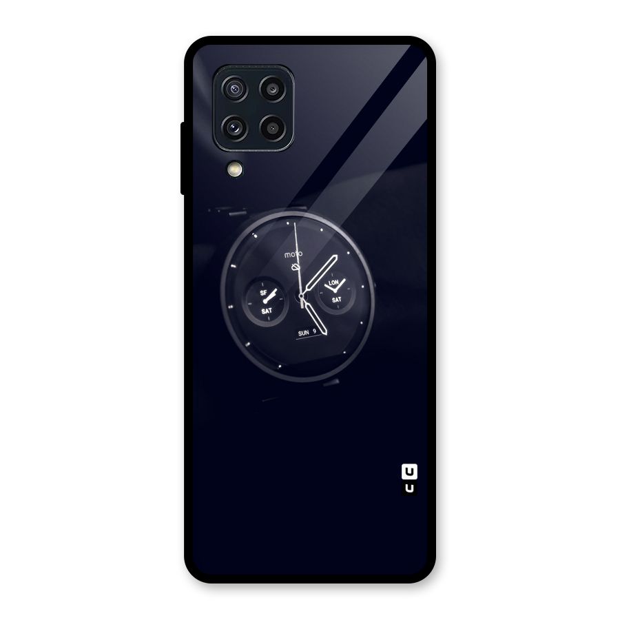 Dark Watch Glass Back Case for Galaxy M32