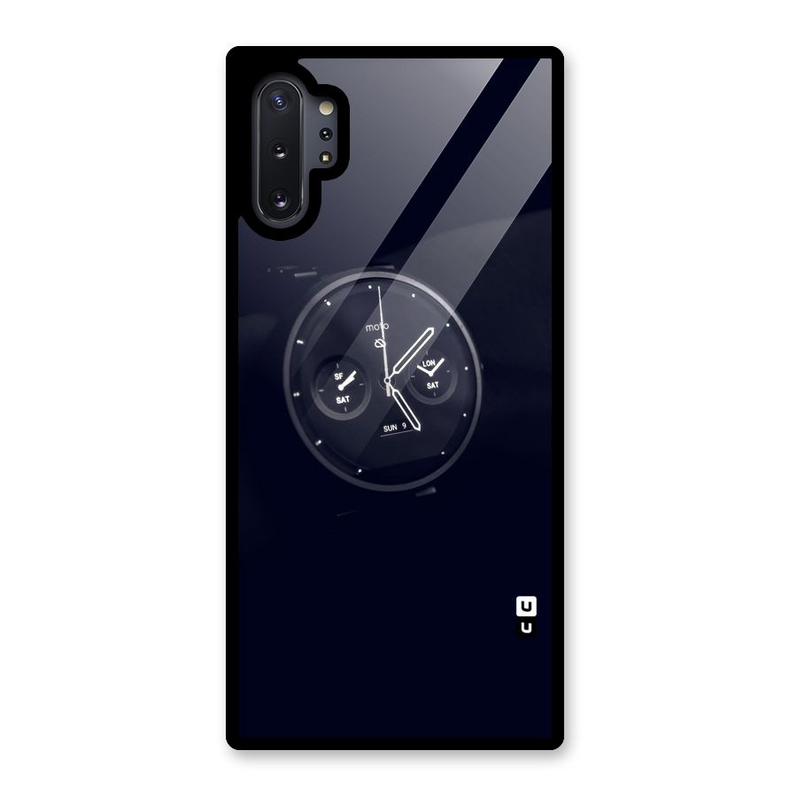 Dark Watch Glass Back Case for Galaxy Note 10 Plus