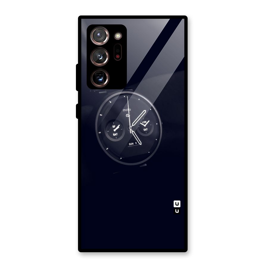 Dark Watch Glass Back Case for Galaxy Note 20 Ultra
