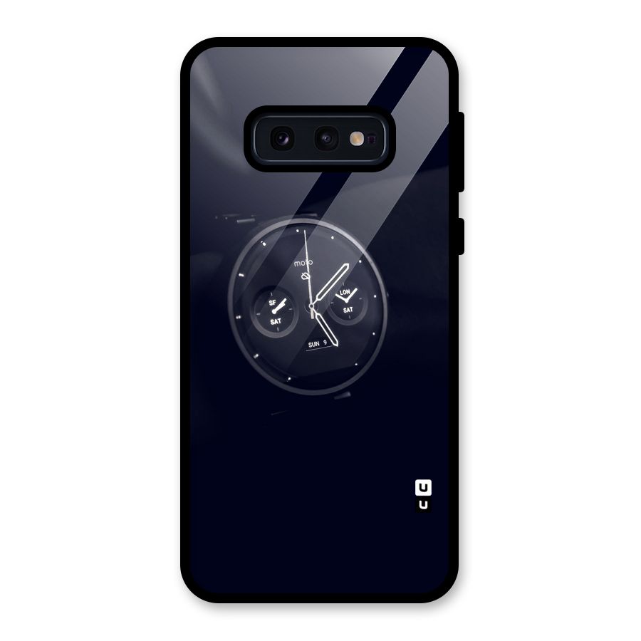 Dark Watch Glass Back Case for Galaxy S10e
