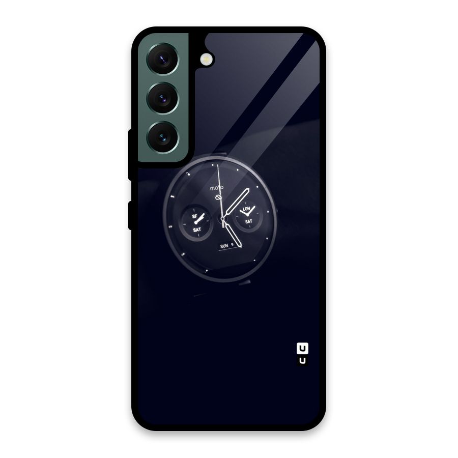 Dark Watch Glass Back Case for Galaxy S22 5G