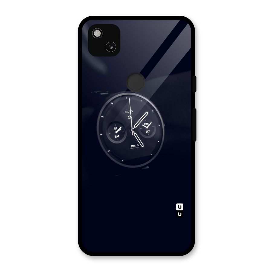 Dark Watch Glass Back Case for Google Pixel 4a